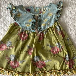 Matilda Jane Floral Top Ruffles 12m